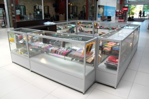 At Bethel Shopfitting World, we have a range of shopfitting fixtures suitable for mobile phone stores or kiosks.
Popular systems are:
Glass Display Counters
Glass Display Showcases
Slat Panel Gondolas
Special thanks to Samad from Mt Annan for choosing Bethel Shopfitting World's glass display...