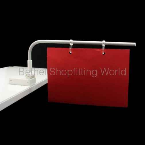 Adjustable Magnetic Sign Holder with Hooks